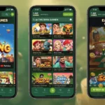 Salam Bet game app showing casino games slots cricket betting with Pakistani rupees