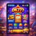 DK777 Game mobile app gameplay screen with rewards and easy interface