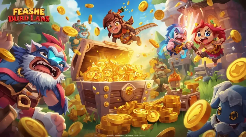 ZH888 Game mobile screen with coins and rewards