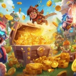 ZH888 Game mobile screen with coins and rewards