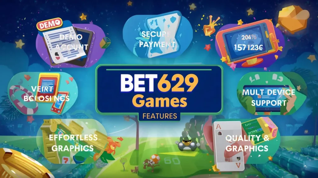 Bet629 Game APK features demo account, safe payments
