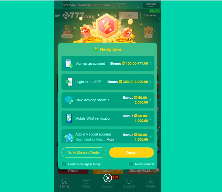 Online gaming app interface with smooth gameplay and secure system