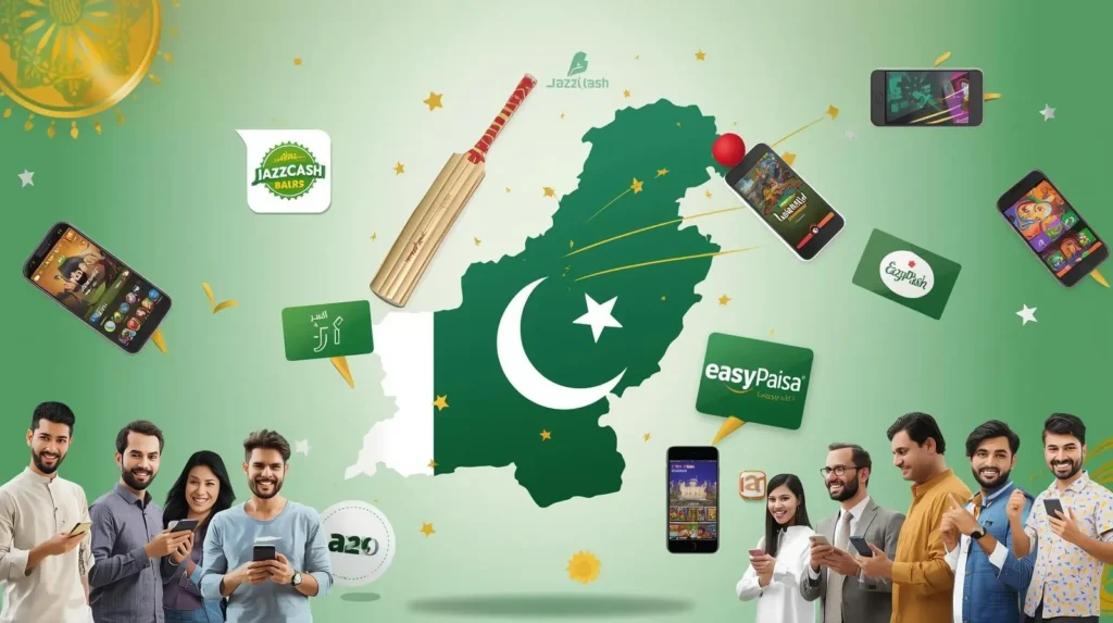 Pakistan map showing Salam Bet popularity with local payment and Urdu support features