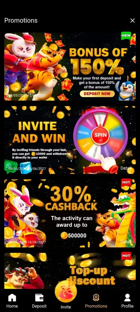 Simple gameplay options and features inside the app