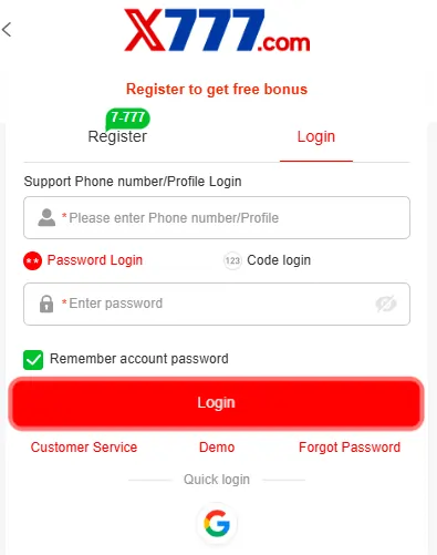 Download X777 Game APK