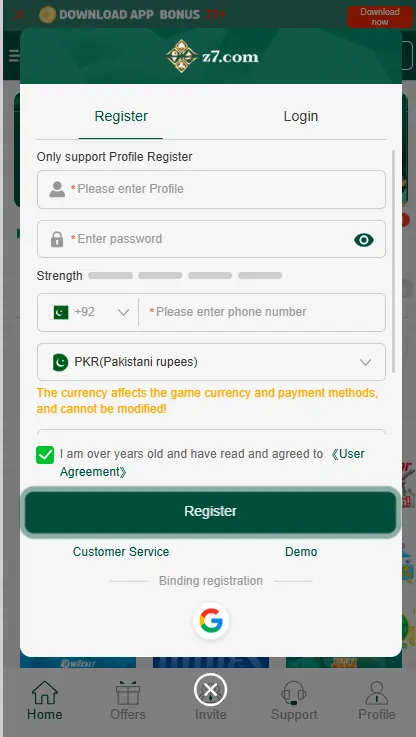 earning app download steps