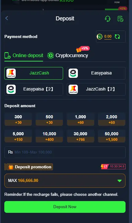 M666 Game instant withdrawal Pakistan