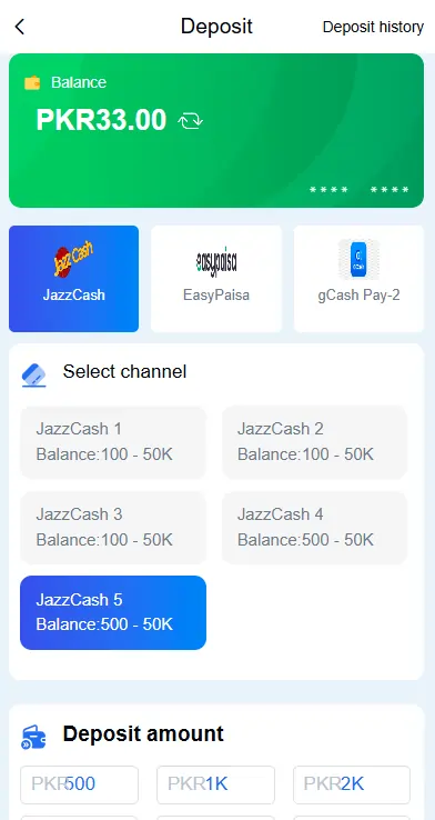 PKR47 Game withdrawal