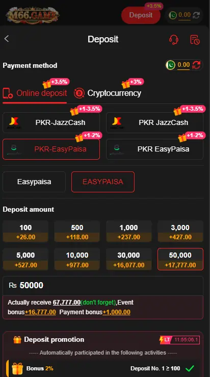 Fast withdrawal JazzCash EasyPaisa