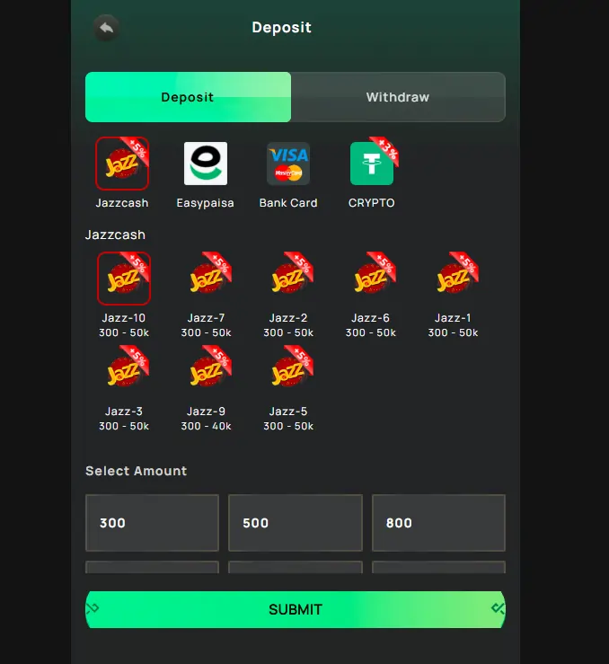 JazzCash EasyPaisa withdrawal