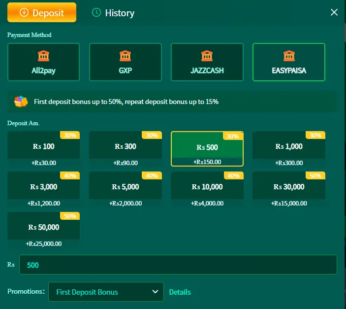 PK36 Game withdraw instantly