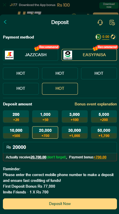 JazzCash EasyPaisa game withdrawal