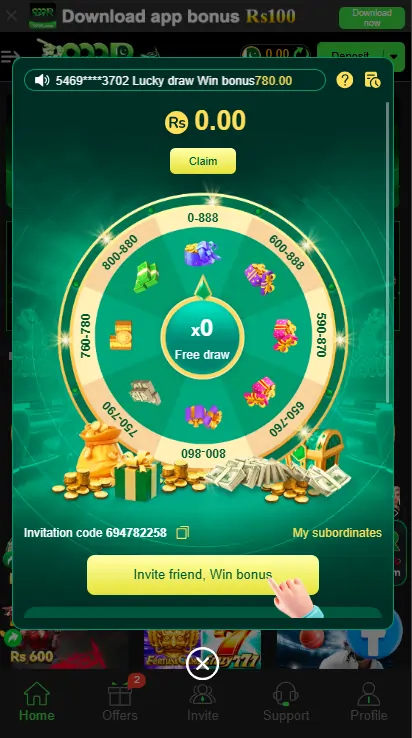 daily bonus rewards earning game