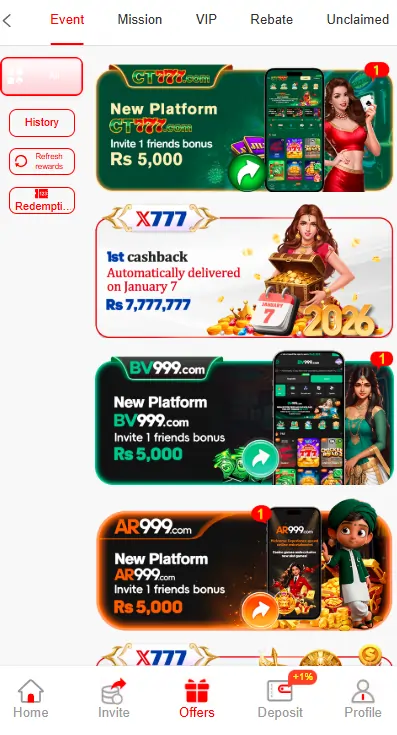 X777 Game rewards and bonuses