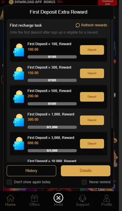 online gaming bonuses and rewards