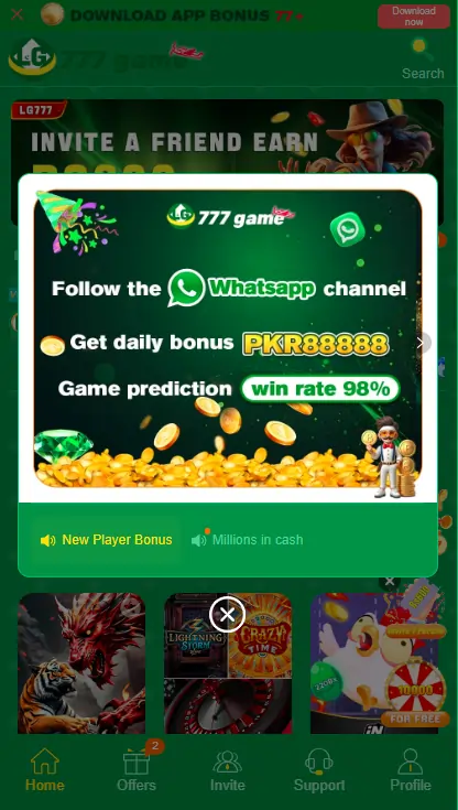 Lg777 Game bonus and rewards