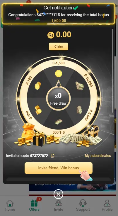 Qaidi804 bonus rewards