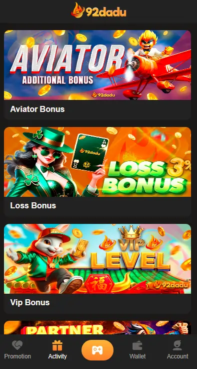 92Star Game Bonuses Rewards