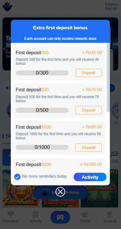 online gaming bonuses