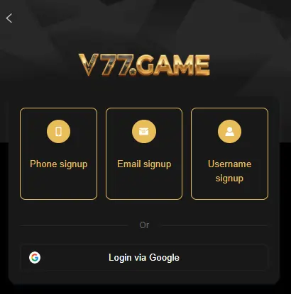 V77 Game download steps