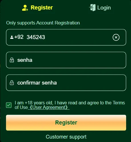 PA7KK Game login steps
