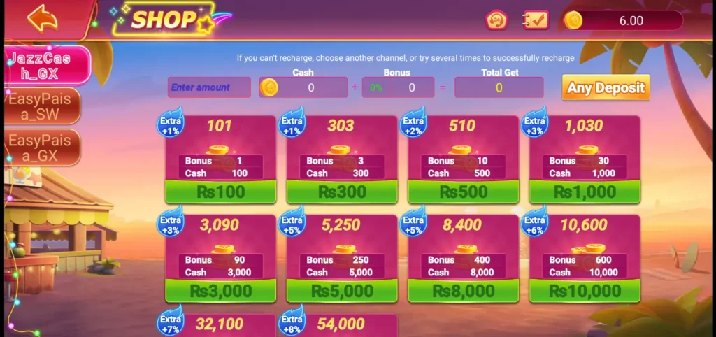 WA777 Game bonus rewards