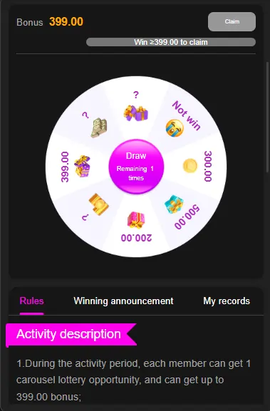 casino bonus rewards offers